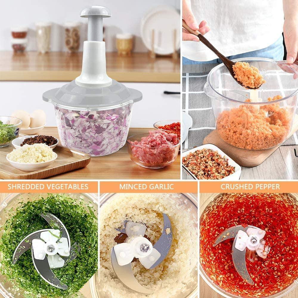 Multipurpose Food Chopper Stainless Steel Blades