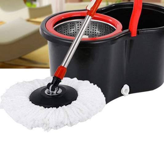 360 Rotating Head Easy Magic Microfiber Spinning Floor Mop Head For Housekeeper Home Floor Cleaning Mop Head
