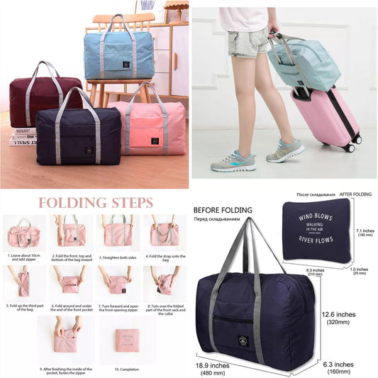Foldable Travel Bag Made in China (Random Color)
