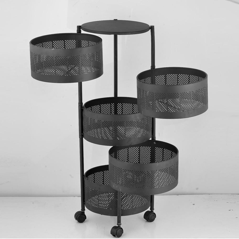 Fruit Basket Rotatable 5 / 3 Layer