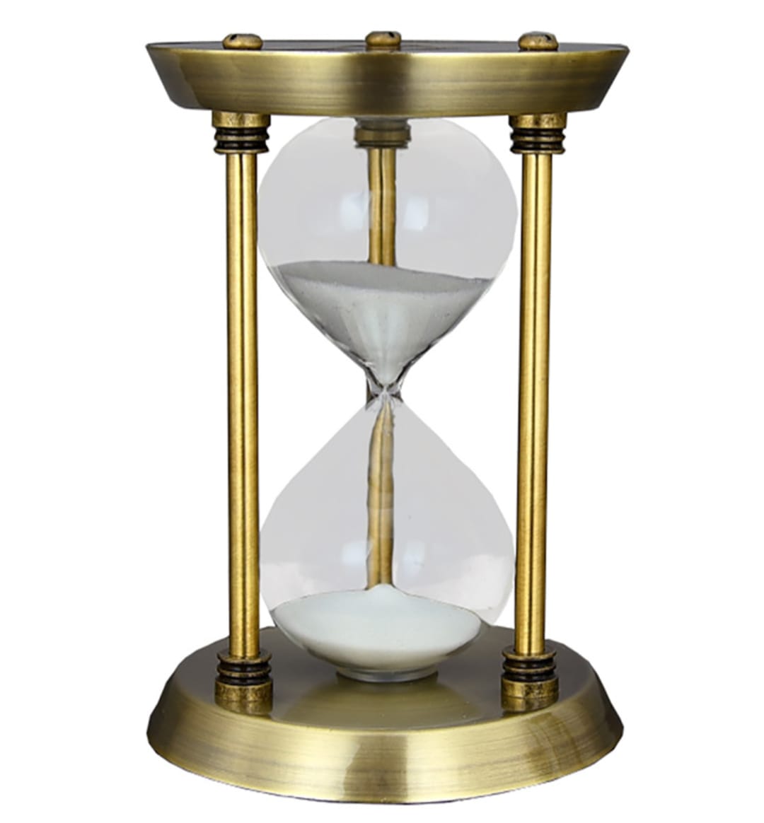 Metal Sand Timer - Unique Decorative Items for Home & Office