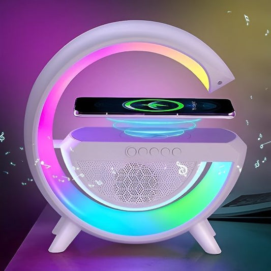 G-shape Multifunctional Lamp &amp; Bluetooth Speaker With Wireless Charging